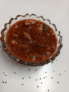 عکسی از دستور ترشی گوجه