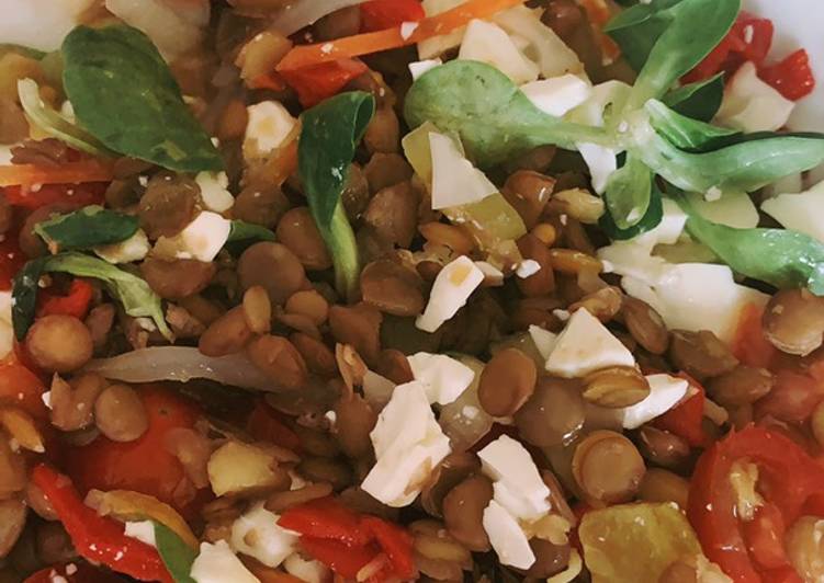 Ensalada de lentejas👏