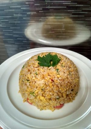 Foto resep Nasi Goreng Korea / Korean Egg Fried Rice