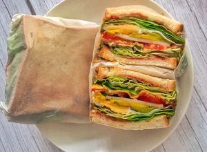 Hình của món Sandwich cho bữa sáng.