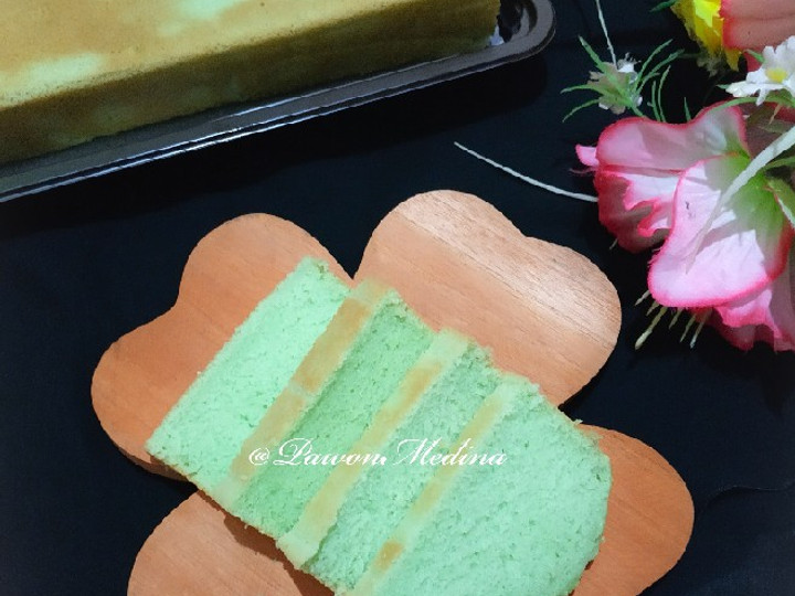 Resep Bolu Pandan Keju Anti Gagal