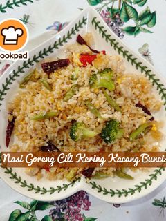 Gambar 👩‍🍳Nasi Goreng Cili Kering Kacang Buncis