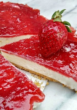 Foto resep Strawberry Cheesecake Unbaked