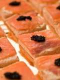 Canapés de salmón