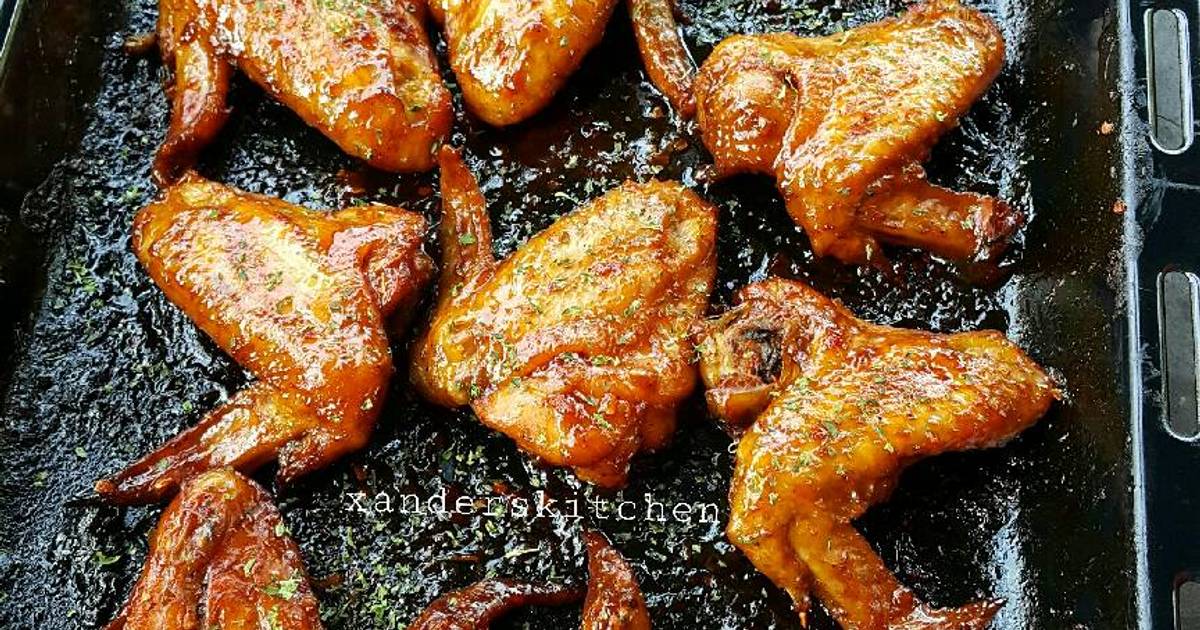 Resep Spicy garlic chicken wings oleh Xander's Kitchen Cookpad