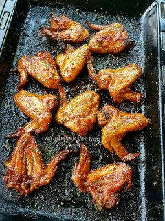 Foto resep Spicy garlic chicken wings