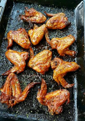 Foto resep Spicy garlic chicken wings