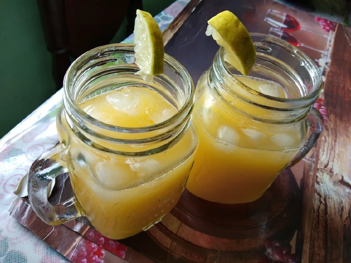 Easy Steps to Prepare Mango lemonade the Awesome  You can take Joss in your mouth