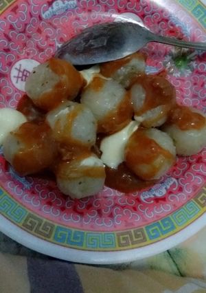 Foto resep Cilok isi keju saus BBQ