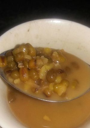 Foto resep Bubur Kacang Hijau Susu Santan