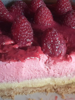 Una foto de Bavaroise de frambuesa y chocolate blanco