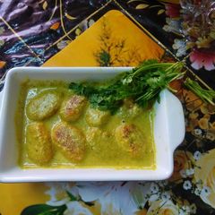 A picture of Paneer Kabab Curry.