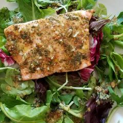 A picture of Honey Mustard Salmon.