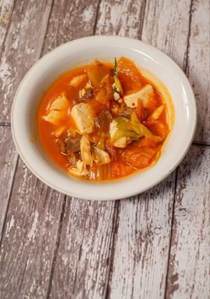 Foto resep Kimchi Guk (sup kimchi)