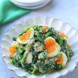 Spinach and Egg Sesame Mayo Salad
