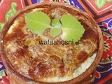 طاجن ارز معمر بالكفتة