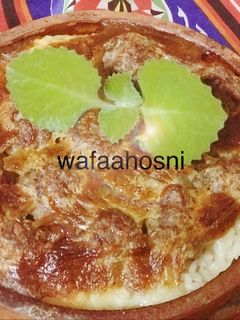 صورة لوصفة طاجن ارز معمر بالكفتة