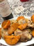 Patate Dolci con Arrosto di Pollo