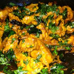 A picture of Mangalorean Chicken Ghee roast.