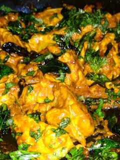 A picture of Mangalorean Chicken Ghee roast.