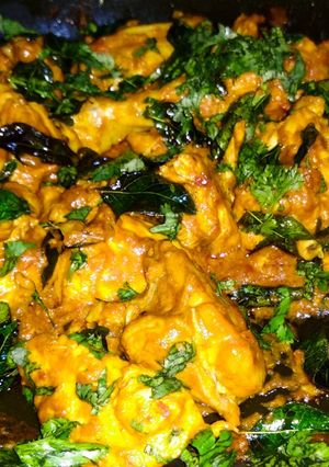 A picture of Mangalorean Chicken Ghee roast.