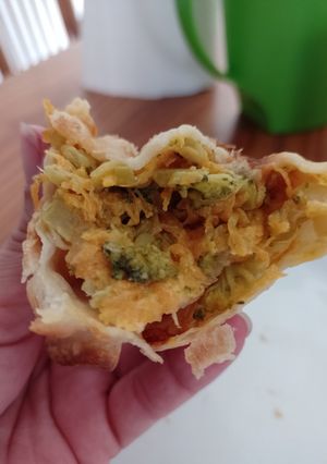 Una foto de Empanadas de brócoli y zanahoria 🤤