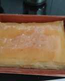 Strudel liso de melocotón
