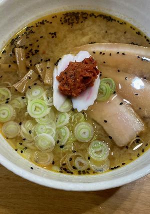 A picture of Dad's Spicy Miso Ramen at Home.