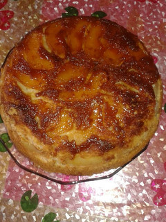 Una foto de Torta invertida de manzanas