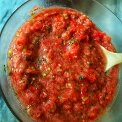A picture of Tamatar ki chutney.
