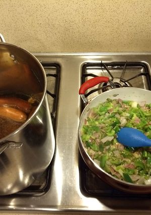 A picture of 3 Meat Gumbo.