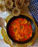 Rajasthani style Papad sabji