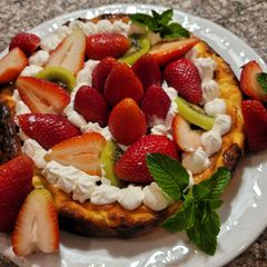 A picture of Easy Basque Cheesecake.