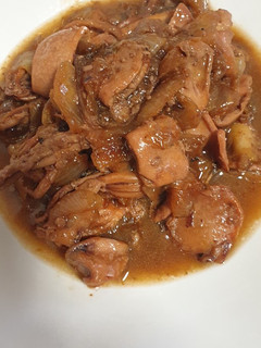 Una foto de Calamares encebollados