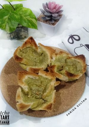 Foto resep Matcha Egg Tart Roti Tawar