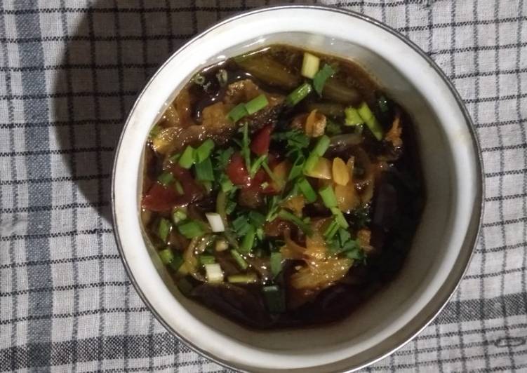 Ikan gabus kuah kecap