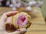 สูตรคุกกี้ ราสเบอรี่ ชีสเค้ก  Raspberry Cheesecake Cookies