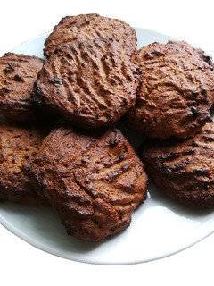 Una foto de Cookies XXL de avena y cacahuete