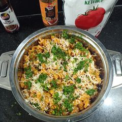 A picture of Cheesy Pasta.