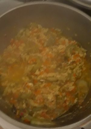 Una foto de Zucchini a la cacerola
