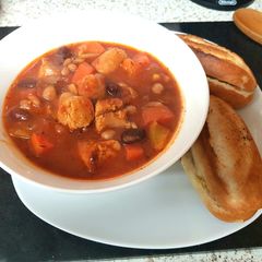 A picture of My Chicken Sausage Casserole. 😚.