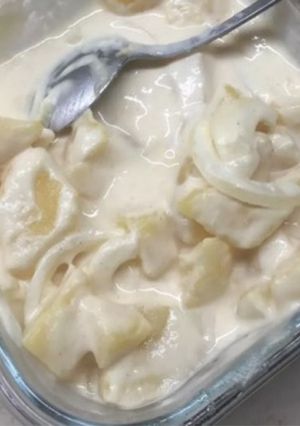 Krumpli saláta tartármártással recept fotója