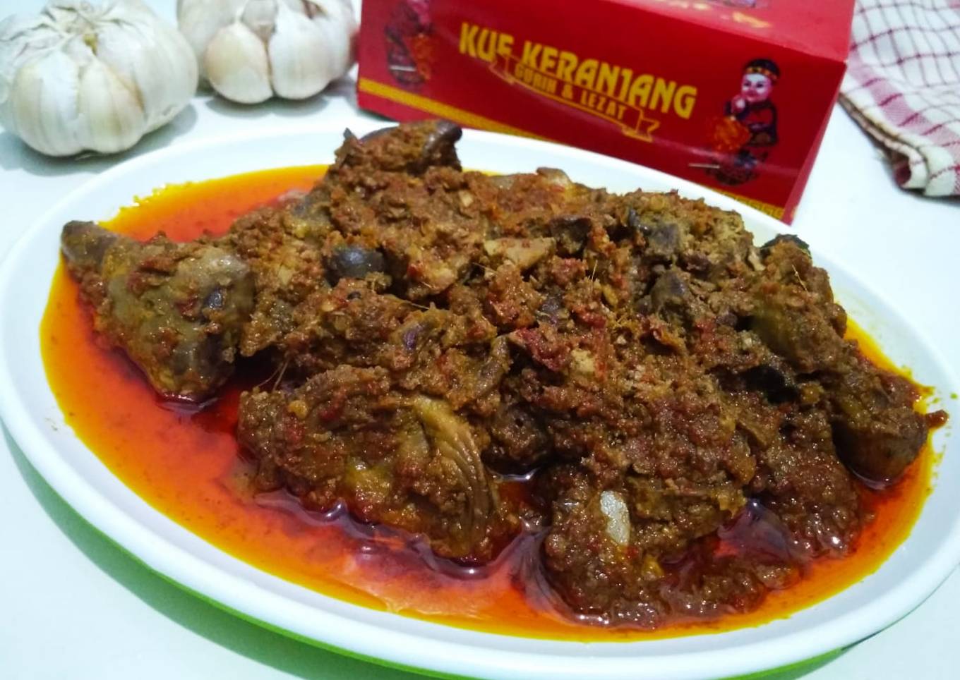 Rendang ati ampela