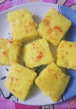 A picture of Mixed Flour Dhokla.