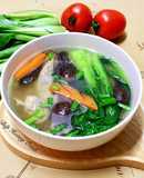 Canh Cải Thìa Nấu Cánh Gà