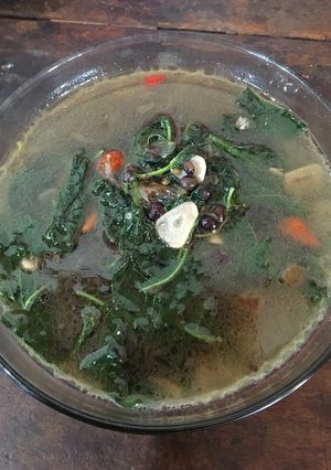 Foto resep Tumis bayam kacang undis kuah