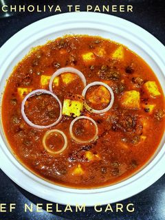 हरा छोलिया पनीर (hara choliya paneer recipe in Hindi) रेसिपी मुख्य फोटो