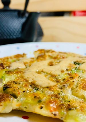 幼兒食譜：蔬菜煎餅 的食譜成品照片