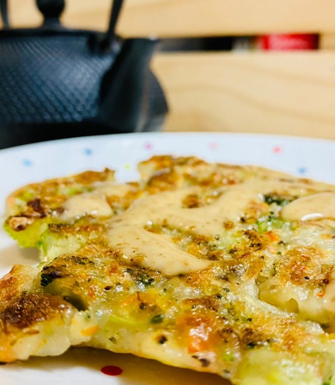 幼兒食譜：蔬菜煎餅 的食譜成品照片