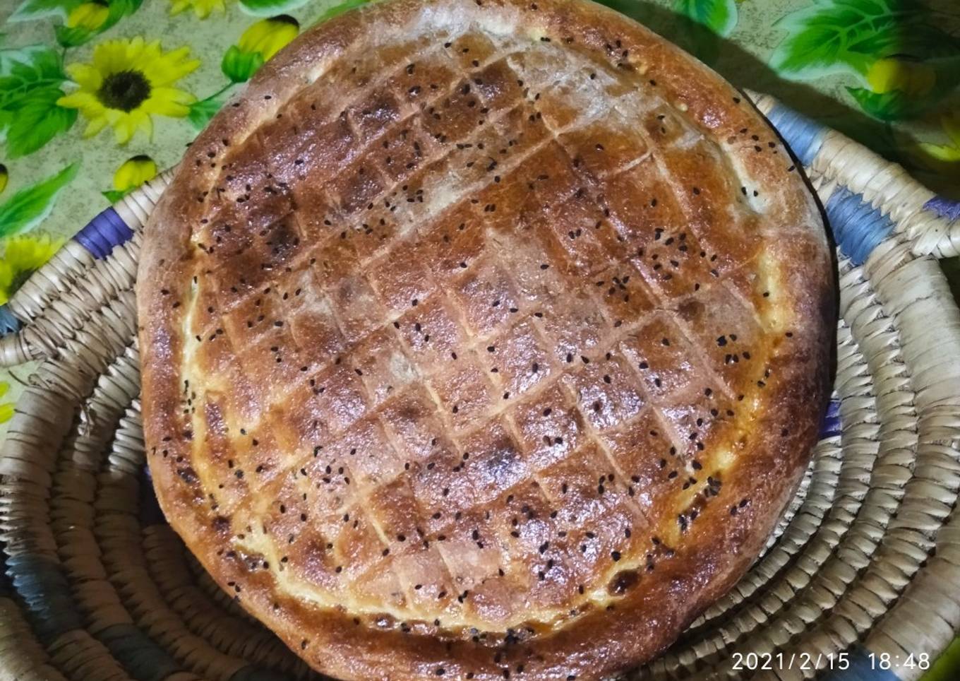 Pain maison au semoule de blé complet